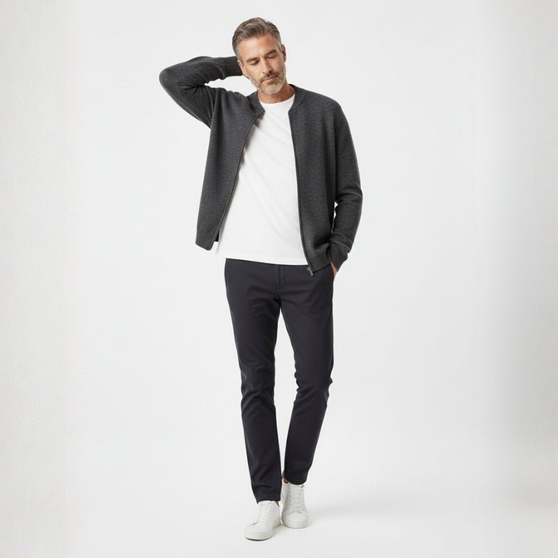 Fairmont - Wool Zip Cardigan - Hilltop Nord