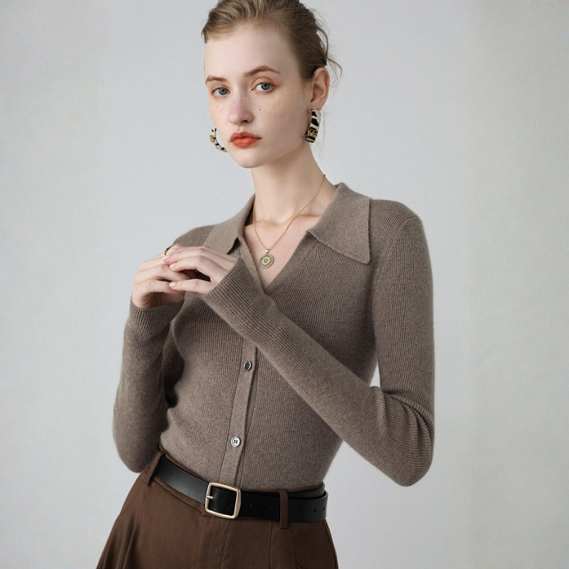 Seraphina – Cashmere Wool Cardigan