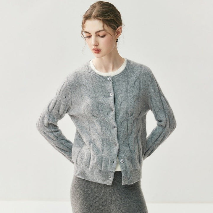 Ridgecable – Cashmere Wool Cardigan - Hilltop Nord