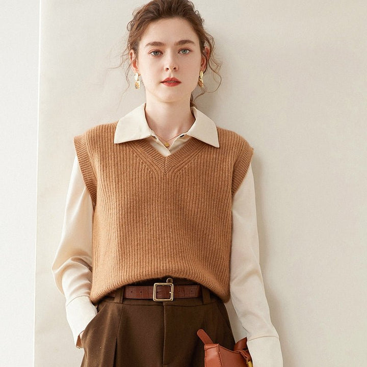 Hearth – Cashmere Wool Vest - Hilltop Nord