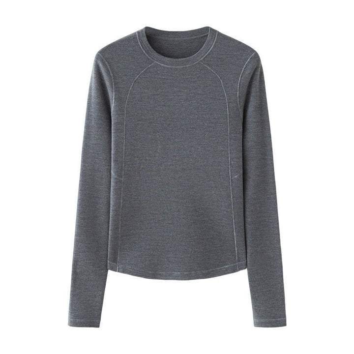 Brooklane – Wool Long - Sleeve Top - Hilltop Nord