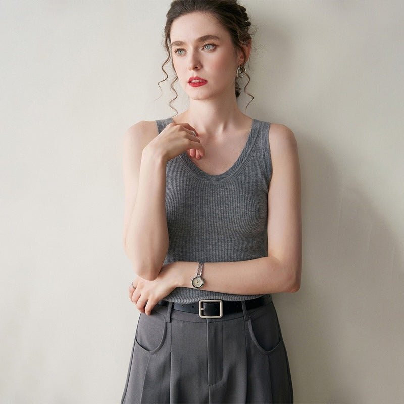 Terrathread – Cashmere Wool Tank Top - Hilltop Nord