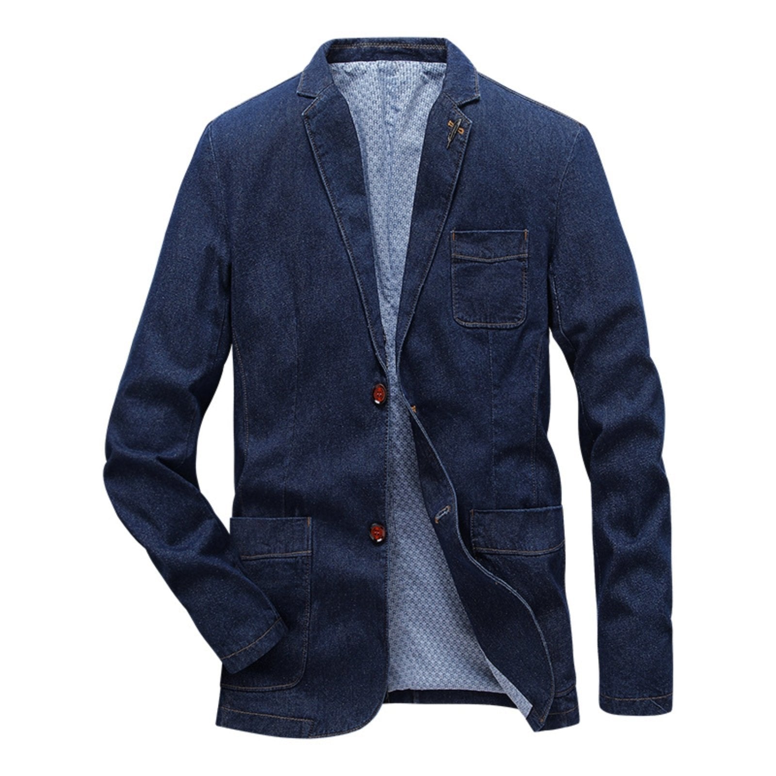 Crestward – Cotton Denim Blazer - Hilltop Nord