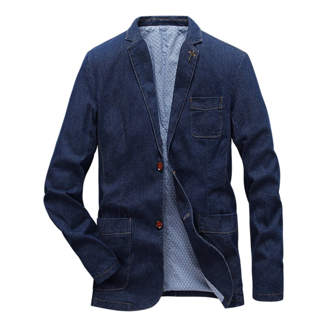 Crestward – Cotton Denim Blazer - Hilltop Nord
