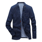 Crestward – Cotton Denim Blazer - Hilltop Nord