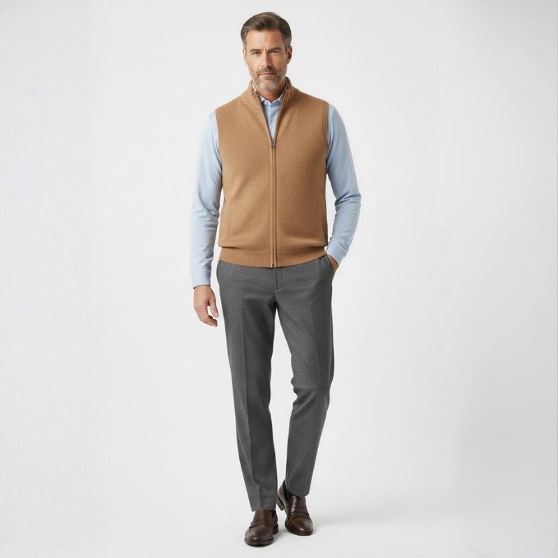 Birchwood - Wool Zip Vest - Hilltop Nord