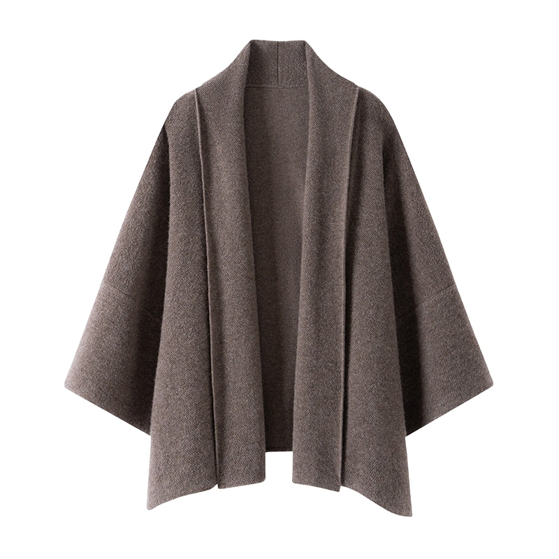 Valeharbor – Cashmere Wool Shawl Coat