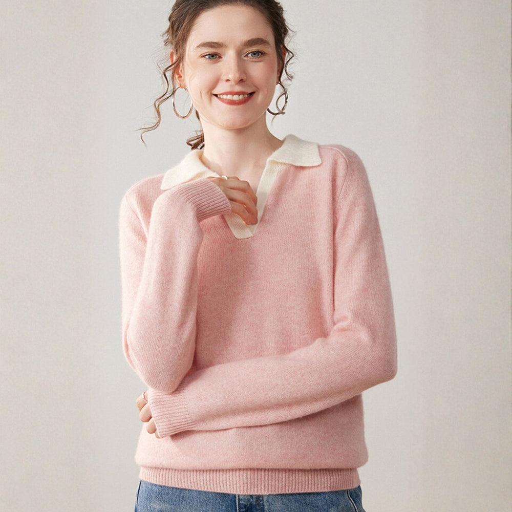 Equinox – Cashmere Wool Polo Sweater - Hilltop Nord