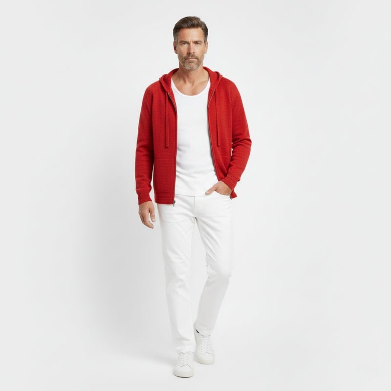 Alder - Merino Zip Hoodie - Hilltop Nord