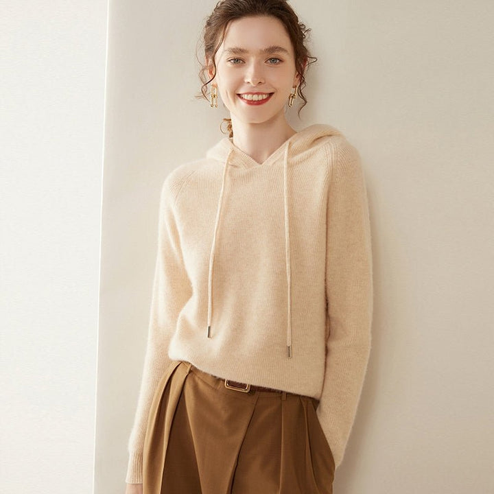 Fiora – Cashmere Hoodie - Hilltop Nord