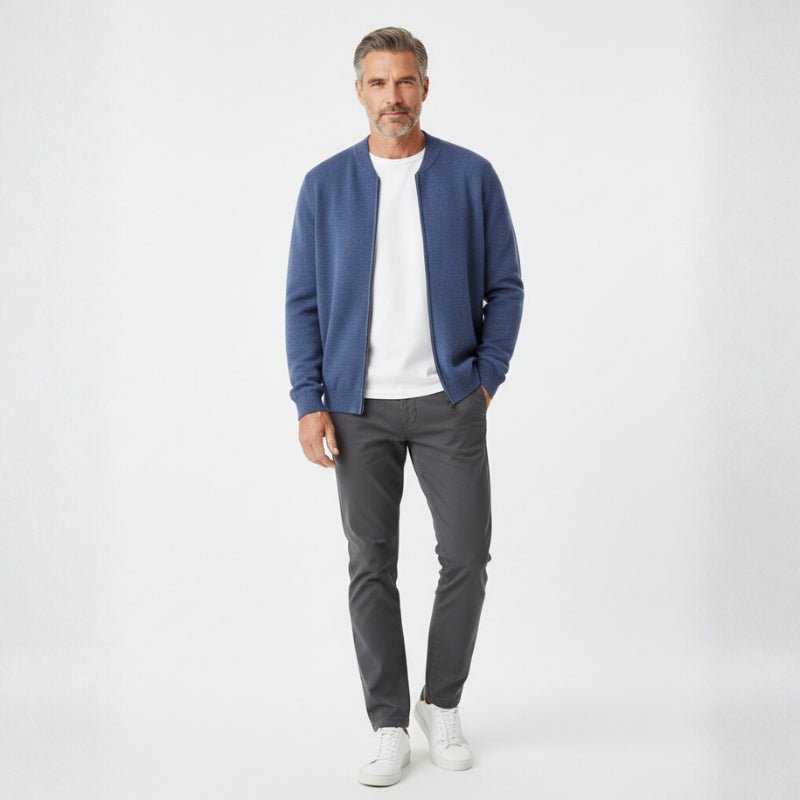 Fairmont - Wool Zip Cardigan - Hilltop Nord