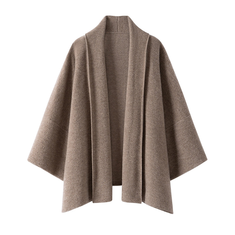 Valeharbor – Cashmere Wool Shawl Coat