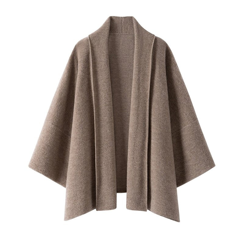 Valeharbor – Cashmere Wool Shawl Coat - Hilltop Nord
