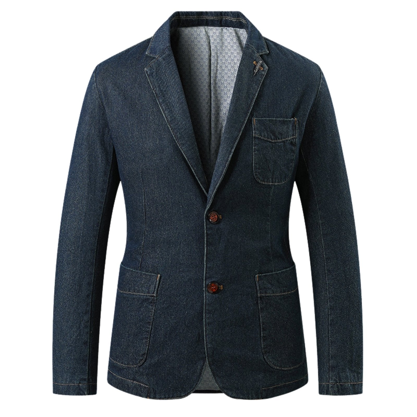 Crestward – Cotton Denim Blazer - Hilltop Nord