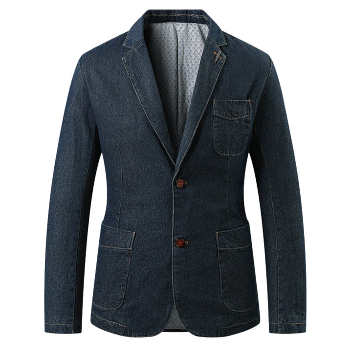 Crestward – Cotton Denim Blazer - Hilltop Nord