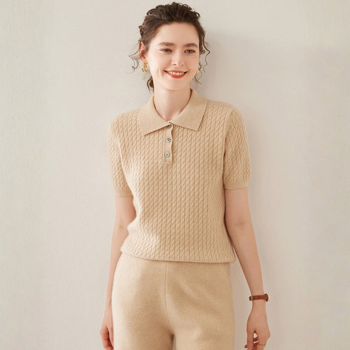 Driftknot – Cashmere Wool Polo - Hilltop Nord