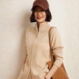 Crestflow – Cashmere Wool Zip Cardigan - Hilltop Nord