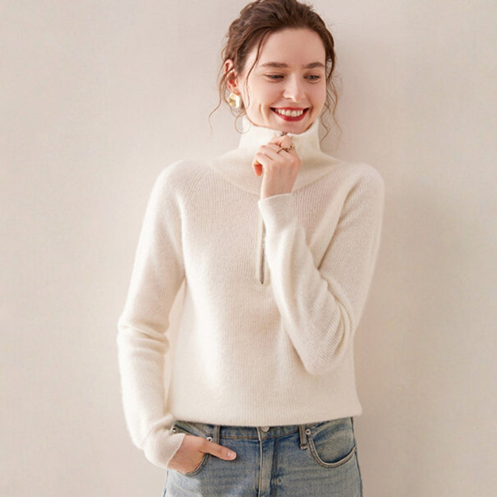 Willowblend – Wool Quarter - Zip Sweater - Hilltop Nord