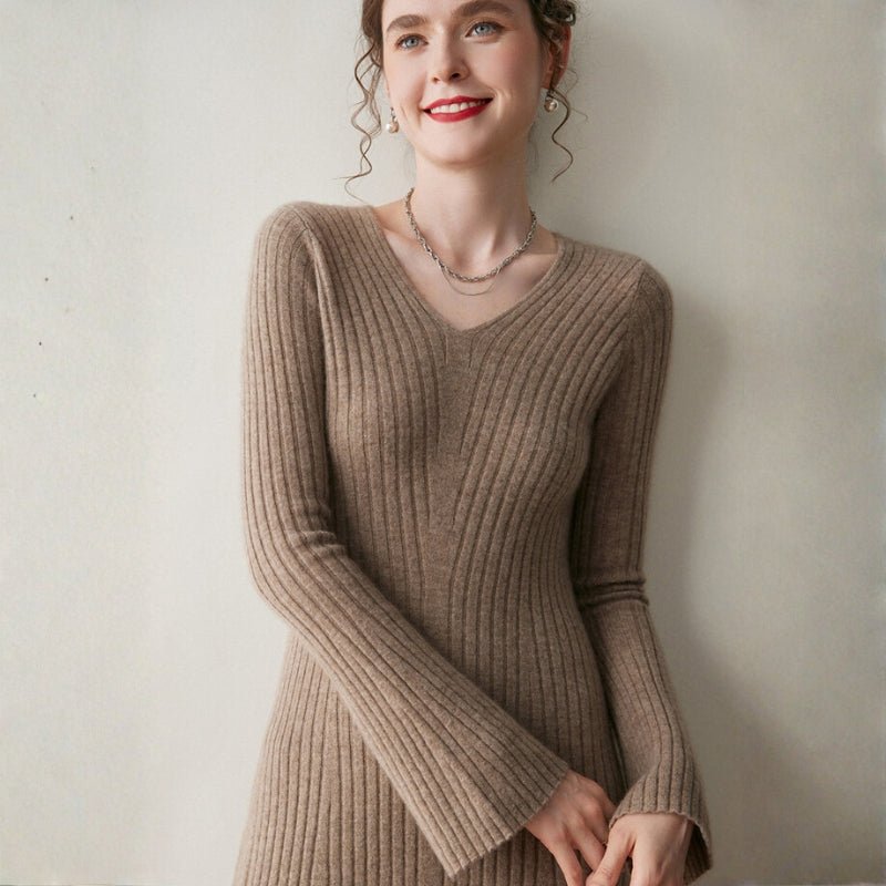 Fjordline – Cashmere Wool Dress - Hilltop Nord