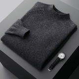 Rowan – Cashmere Wool Mock Neck Sweater - Hilltop Nord