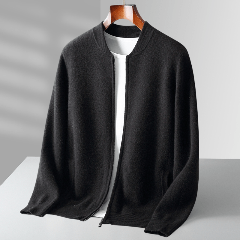 Fairmont - Wool Zip Cardigan - Hilltop Nord