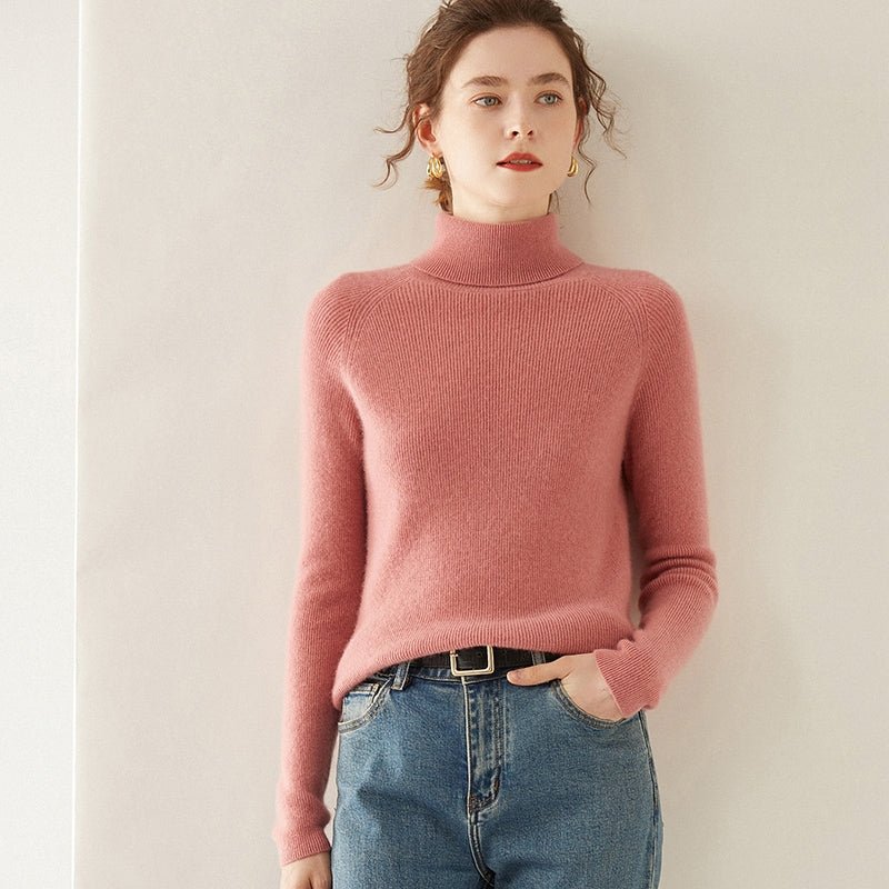 Bloom – Cashmere Turtleneck Sweater - Hilltop Nord