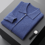 Sanford - Wool Button - Up Polo Cardigan - Hilltop Nord