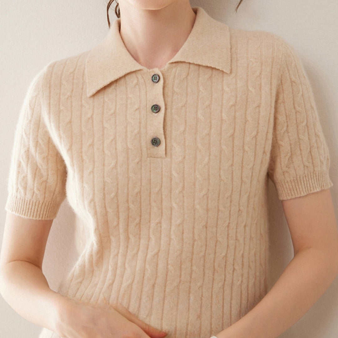 Solstice – Cashmere Wool Polo - Hilltop Nord