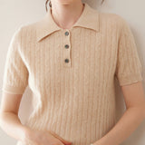 Solstice – Cashmere Wool Polo - Hilltop Nord