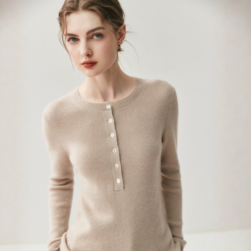 Crosshaven – Cashmere Wool Sweater - Hilltop Nord