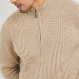 Skyward – Cashmere Zip - Up Sweater - Hilltop Nord