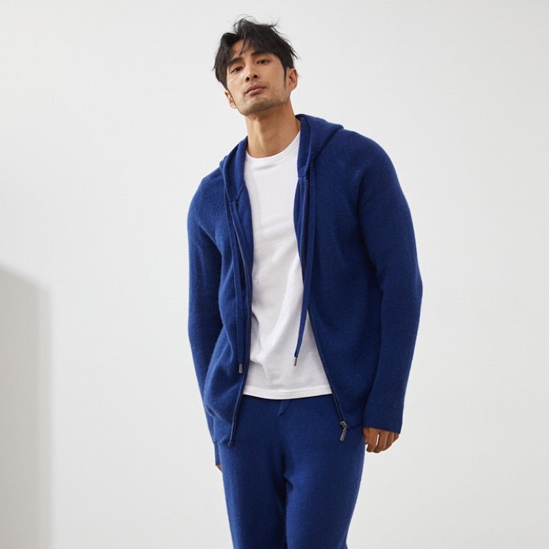 Bluecliff – Cashmere Wool Hoodie - Hilltop Nord