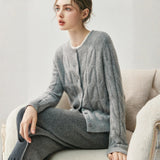 Ridgecable – Cashmere Wool Cardigan