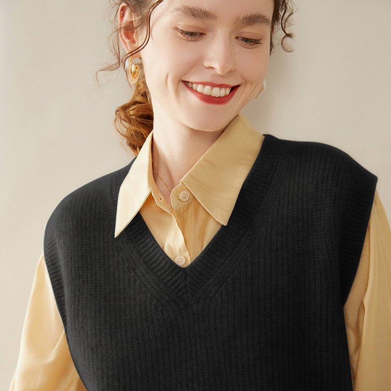 Hearth – Cashmere Wool Vest - Hilltop Nord