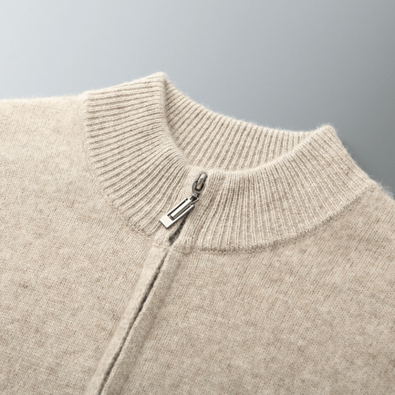 Ezra – Wool Zip - Up Jacket - Hilltop Nord