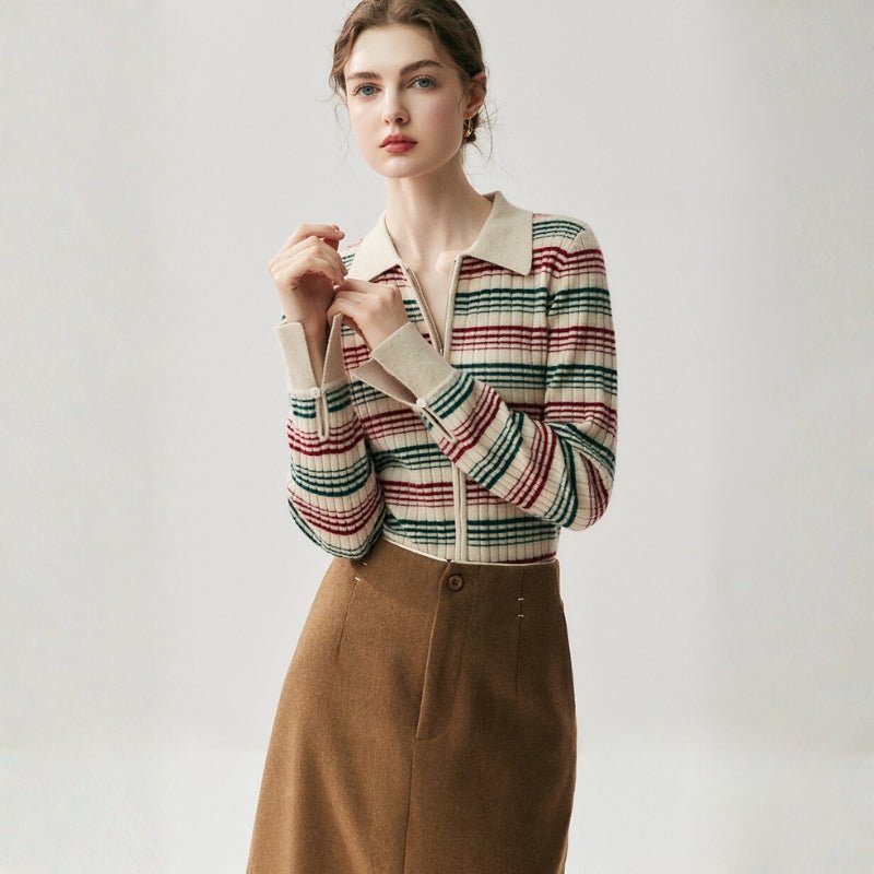 Hearthline – Cashmere Wool Cardigan - Hilltop Nord