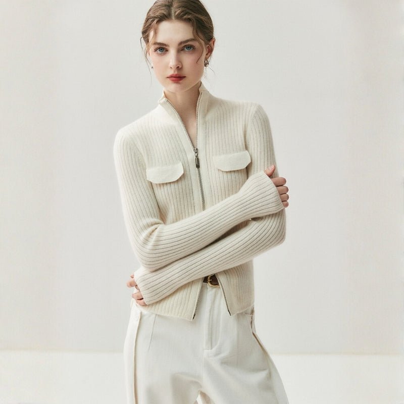 Calista – Cashmere Wool Cardigan - Hilltop Nord