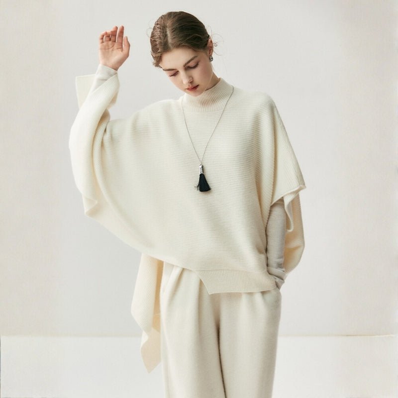 Havenveil – Cashmere Wool Poncho - Hilltop Nord