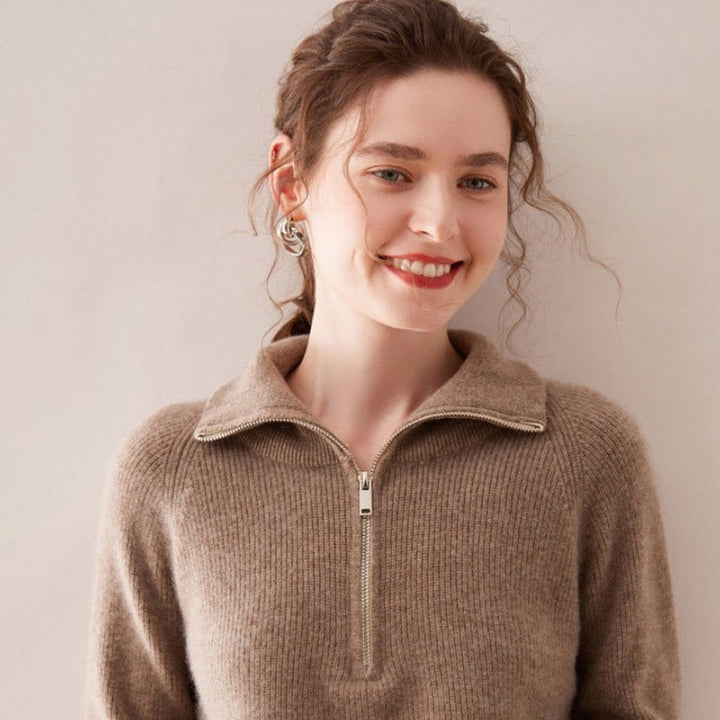 Windrift – Wool Half - Zip Sweater - Hilltop Nord