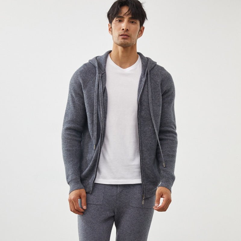 Bluecliff – Cashmere Wool Hoodie - Hilltop Nord