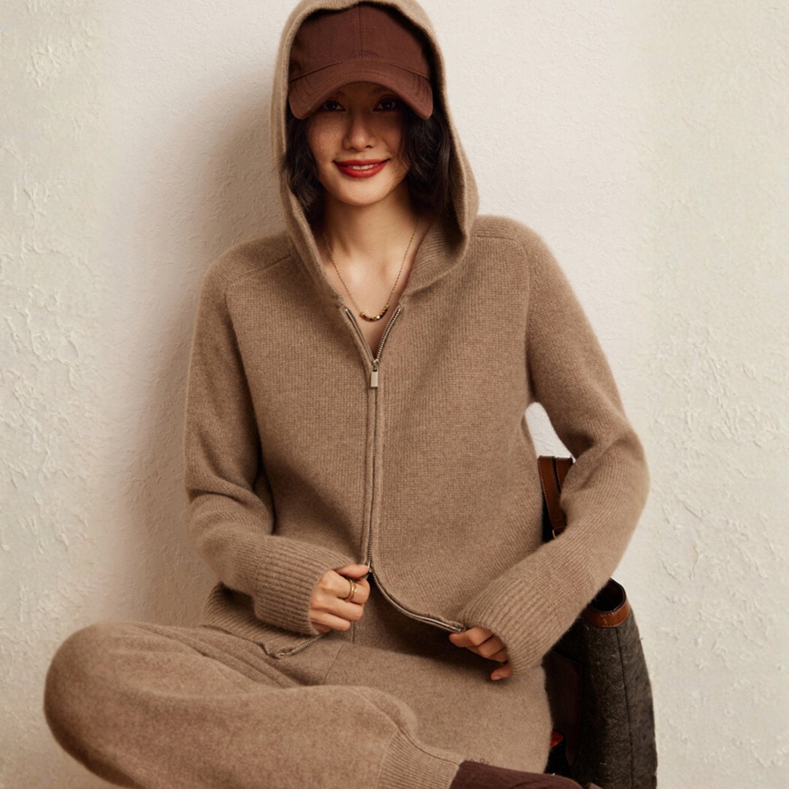Emberidge – Cashmere Wool Hoodie - Hilltop Nord