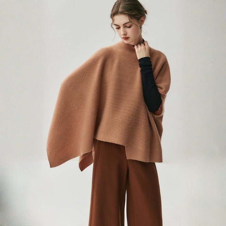 Havenveil – Cashmere Wool Poncho - Hilltop Nord