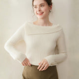 Thalia – Cashmere Wool Sweater - Hilltop Nord