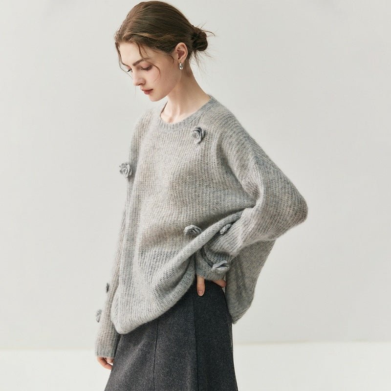 Frostpetal – Cashmere Wool Sweater - Hilltop Nord