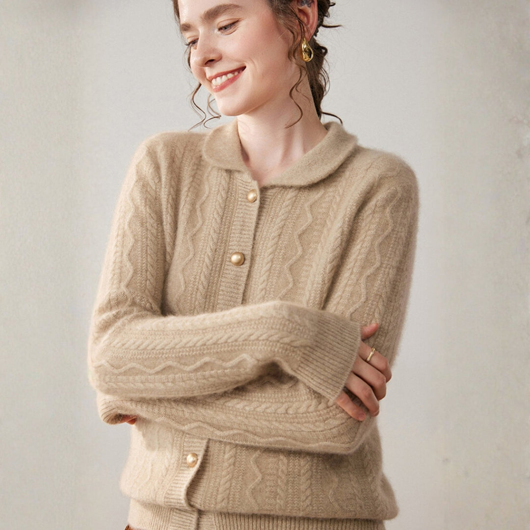 Wavecrest – Cashmere Wool Cardigan - Hilltop Nord