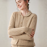 Wavecrest – Cashmere Wool Cardigan - Hilltop Nord