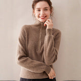 Willowblend – Wool Quarter - Zip Sweater - Hilltop Nord