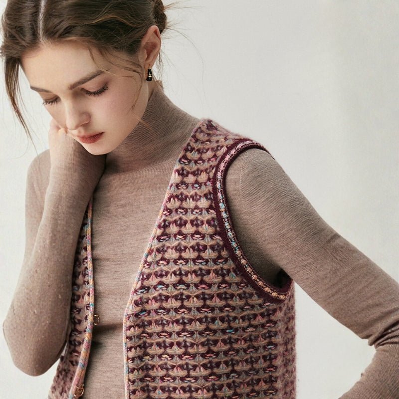 Rootstitch – Cashmere Wool Vest - Hilltop Nord