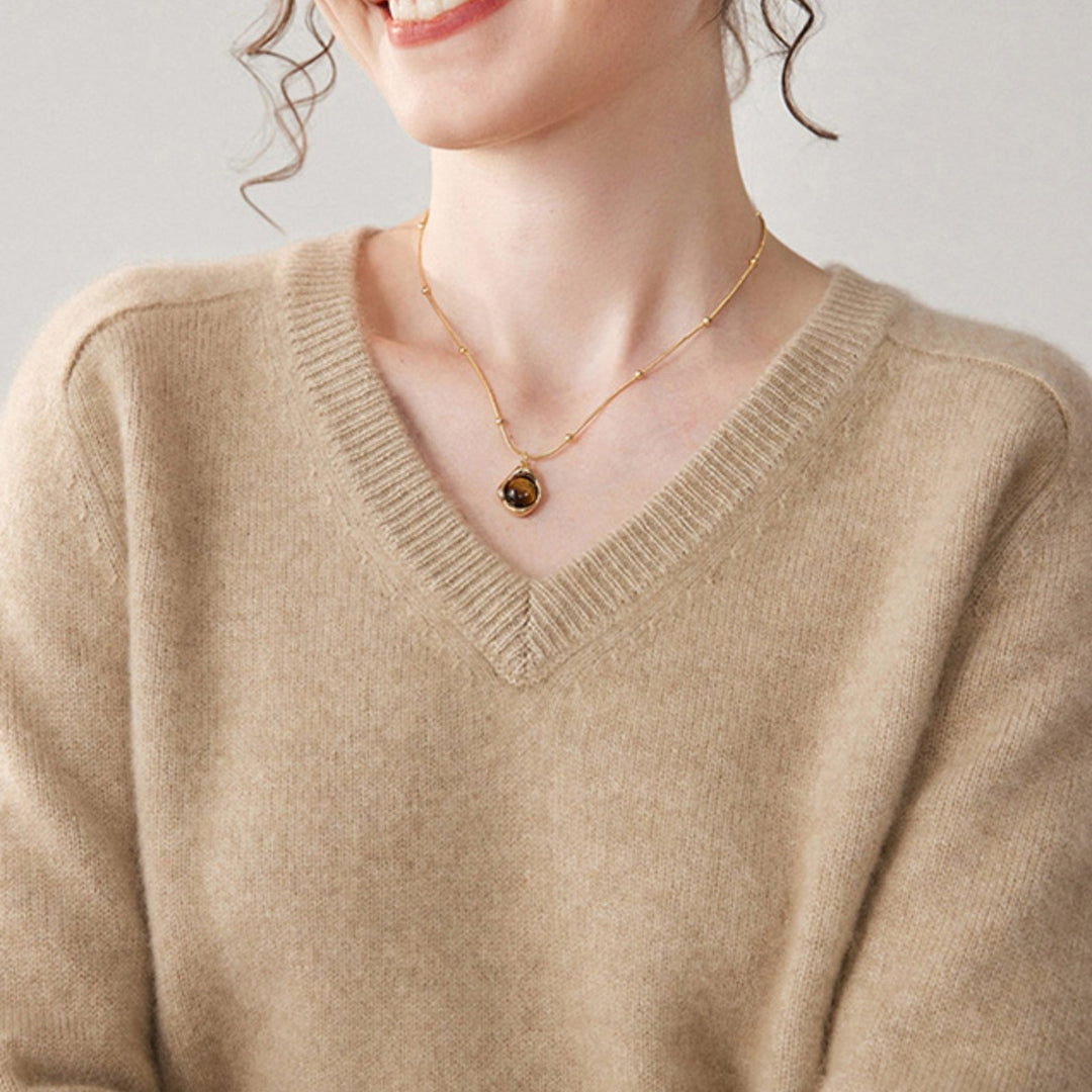 Cliffhaven – Cashmere Wool Sweater - Hilltop Nord