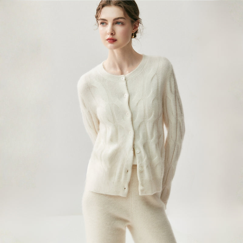 Ridgecable – Cashmere Wool Cardigan
